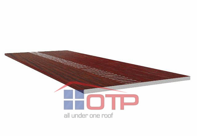 Rosewood Vented Soffit